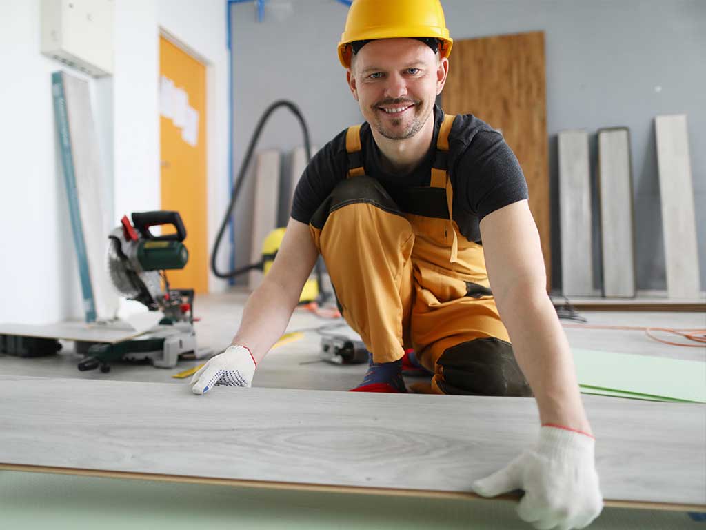 Flooring installer using EasyQuoteBot